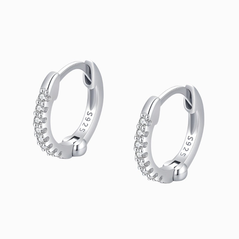 Eternity Huggie Hoop Earrings