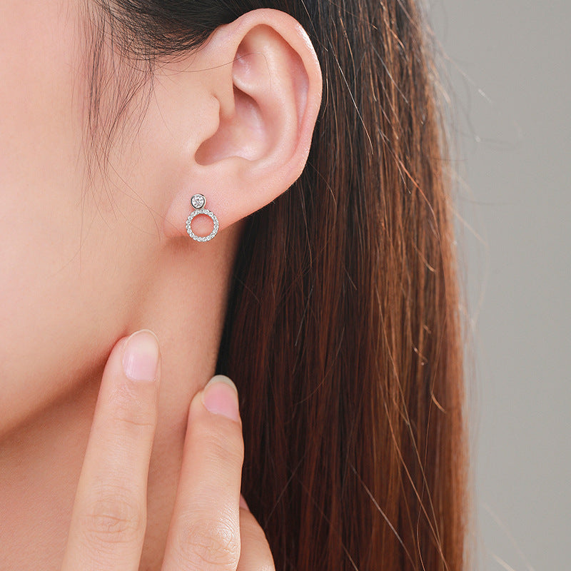 Love Dangle Stud Earrings