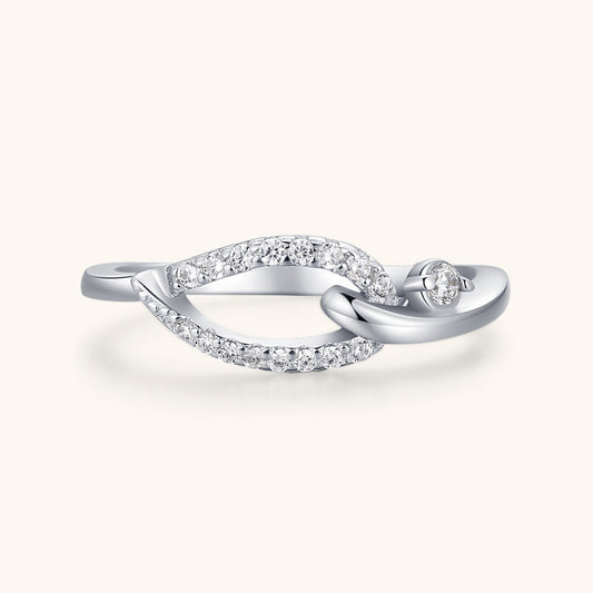 Interlocking Love Knot Ring