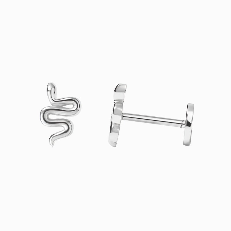 Serpent Piercing Stud Earrings