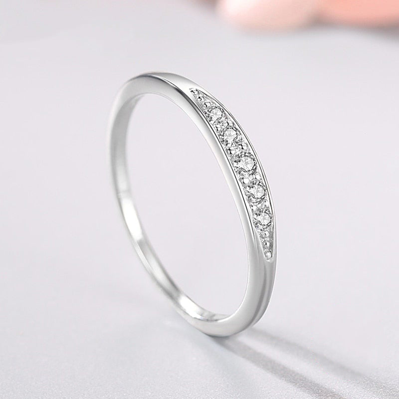 Five Graduated Zirconia Stacking Ring